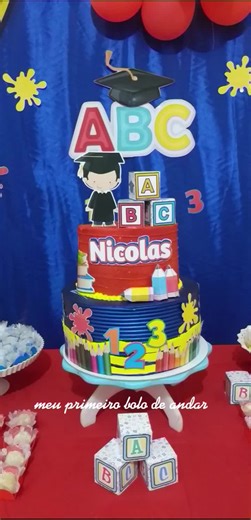 Meu Primeiro Bolo de Andar: Formatura ABC 2023