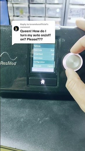 How to Turn ON SmartStart in ResMed AirSense 10 | Auto Start & Stop CPAP#CPAP#ResMed #AirSense10#osa