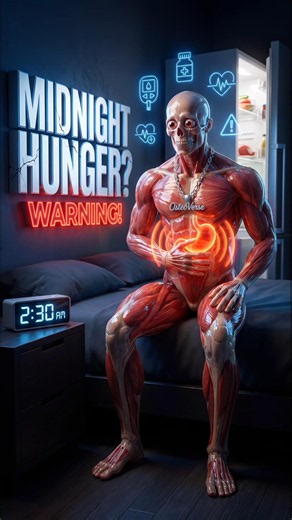 Hidden Reason You Wake Up Hungry at Midnight 😨 #shorts