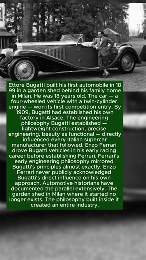The Car That Inspired Ferrari Was Built in a Garden Shed. Enzo Never Acknowledged It Existed