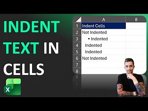 Excel Tips - Indent Text in Cells | Shortcuts and Additional Tips Included