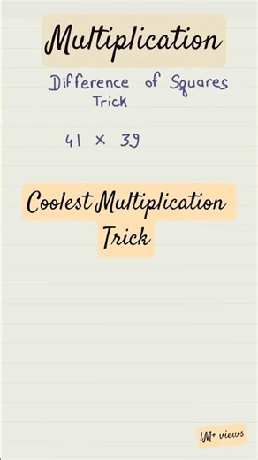 Watch this 1-Second Math Trick! You Won't Believe It.