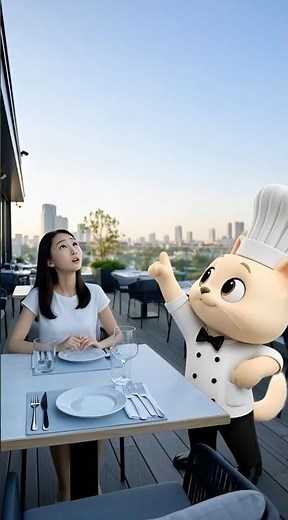 Funny Fei-Fei the Cat as Chef | Funny Restaurant Kitchen Problem