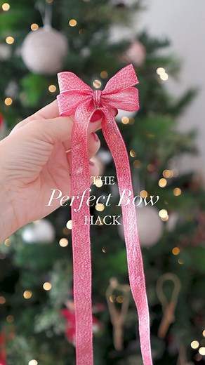 The perfect Christmas bow hack 🎀 #christmas #christmasdecor #christmasbows #diybows #diy #xmasdecorations #xmasbows #perfectbow #perfectbowhack #burgundychristmas #burgundybows #bowmaking #xmas2024 #christmasinspiration #bows #howto #bowhack #christmashack #homedecorinspirations | Wonder & Dwell