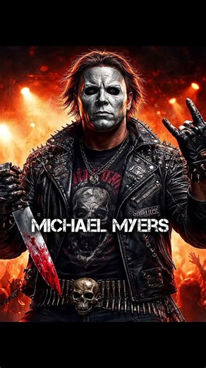 Horror Characthers Metalheads version