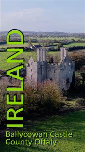 ☘️ One Minute Tour of Ballycowan Castle, County Offaly, Ireland 🏛️