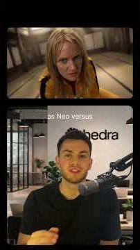 Two movie universes. One seamless scene. 🎬🔥