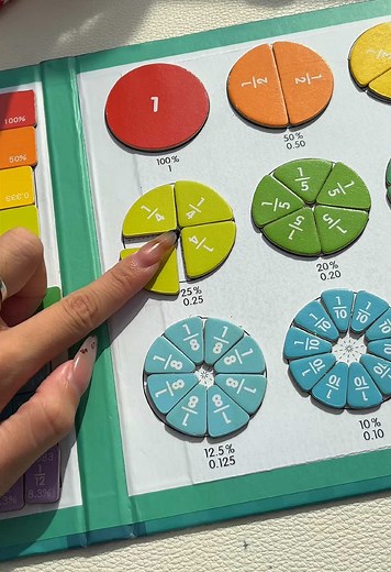 Make Math Fun with Magnetic Fraction Puzzles
