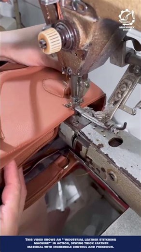 Leather Stitching Machine: High-Quality Craftsmanship Innovation #machineinnovation
