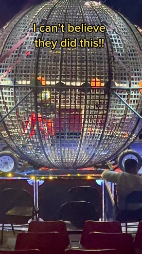 Motorcycle Circus Entertainment: Riding in Cage Balls