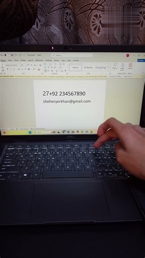 MS Word Trick | Phone & Gmail Logo Add Using Code | Word Secret Tips