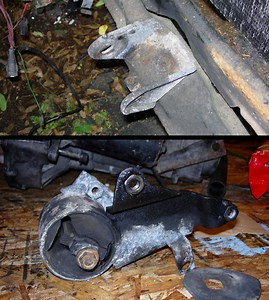 Front motor mount upgrade from early Mk2 to Hydro...