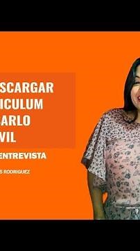 Como descargar el curricullum para usarlo en el cell y cómo descargar el cv para el whatsapp 📣📣
