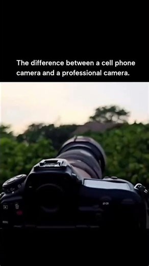 Normal vs Professional Camera 📸