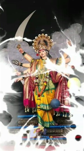 🌈 🔥🌺 Ink Splash Maa Durga | Chunar Song Vibes | Divine Power Status 🌺🔥 #subscribe #maadurgastatus