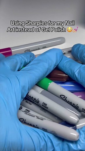 Sharpie Nail Art Tutorial | Using Sharpies for Nail Design