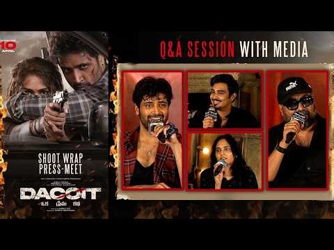 Dacoit Team Q&A Session With Press | Adivi Sesh | Mrunal Thakur | Supriya | Anurag Kashyap | PEMSTV