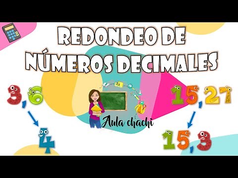 Redondeo de números decimales | Aula chachi - Vídeos educativos para niños