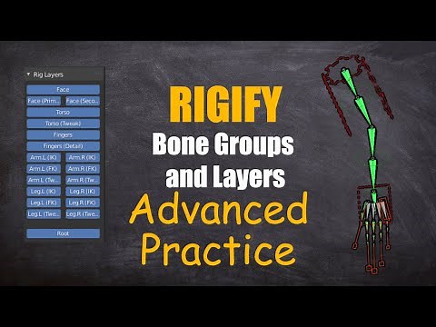 [Blender 2.8~3.6] Rigify Tutorial 7-3: Rigify Bone Groups and Layers (Advanced)