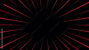 Red Color Speed lines with RGB plus Alpha Channel