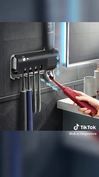 Introducing the ultimate oral hygiene solution - our automatic toothpaste dispenser with built-in UV toothbrush disinfector! Say goodbye to messy bathroom counters and hello to a cleaner, healthier mouth. This innovative product is designed to make your daily oral care routine as easy and hygienic as possible. The automatic toothpaste dispenser eliminates the need to squeeze toothpaste from a tube, while the built-in UV toothbrush disinfector uses advanced UV-C light technology to kill up to 99.