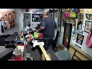 Telecaster Bigsby B5/Mastery Bridge install part 1