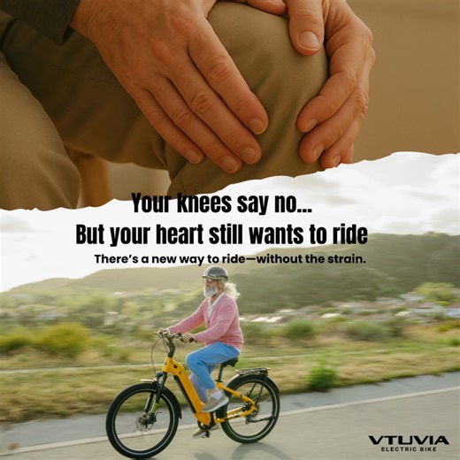 27 reactions | Knee pain? No problem. Step in easily, sit comfortably, and ride with power assist. Vtuviaebike — designed for seniors, built for comfort. Discover more ebikes at vtuviaebike.com. | Vtuviaebike | Facebook