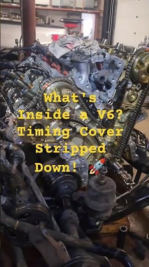 What's Inside a V6? Timing Cover Stripped Down! 🚀