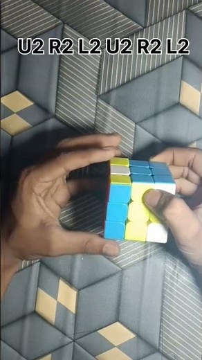 how to make plush minus pattern on Rubik' cube #cube #rubikscube #cubechallenge #cubeshorts #3x3cube