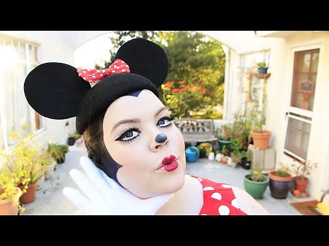 Minnie Mouse Halloween Costume & Makeup Tutorial