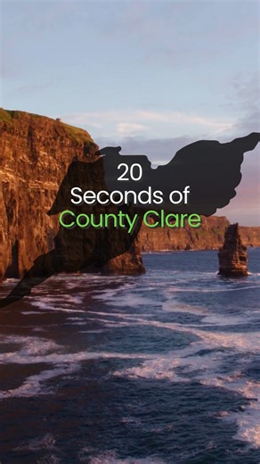 County Clare, located on the west coast of Ireland, offers a diverse terrain ranging from rolling countryside to a stunning Wild Atlantic coastline, featuring attractions such as the majestic Cliffs of Moher or Loop Head, the unique karst landscape of the Burren, and the vibrant town of Doolin for food and pints. ☘ Visitors to Clare can experience a blend of ancient monuments, castles, picturesque towns, and a plethora of outdoor activities, making it an ideal destination for those seeking natur