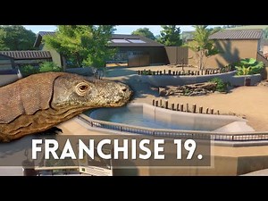 KOMODO DRAGON HABITAT #19 Lakefield Zoo Franchise Hard Mode Planet Zoo