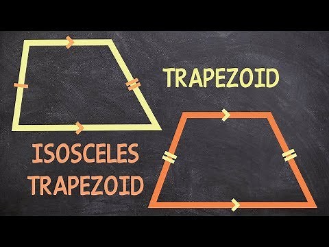 What is the difference of a trapezoid and an isosceles trapezoid