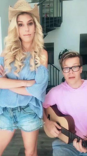 Getting country for my birthday🎉 @matt.slays #MakeASongCountry Tag 3 friends w/ September bdays! 💕