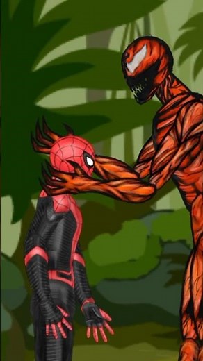 Spider-Man vs Carnage | Epic Cartoon Fight Animation #Spiderman #Carnage
