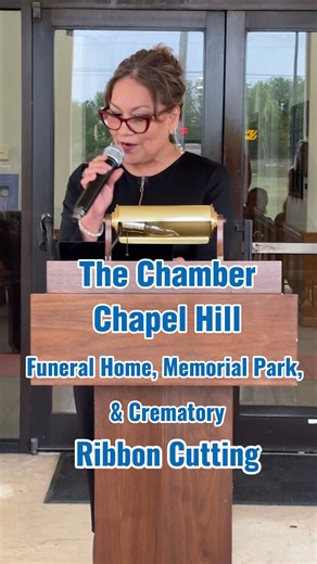 🎀 Ribbon Cutting: Chapel Hill Funeral Home, Memorial Park & Crematory🎀 We’re honored to welcome this compassionate team to the Chamber family! From tribute videos and online memorials to daily grief support and pre-planning resources, they help families honor loved ones with care and dignity. 💐 Ask about their free Final Wishes Planner. 📍 https://www.chapelhillsa.com/ 📞 210-599-2035 #RibbonCutting #ChamberStrong #ChapelHillCares #BetterBusinessBetterCommunity | The Chamber
