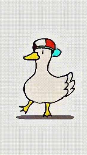 Dancing duck gif#jagjeet singh vlogs#ytshorts