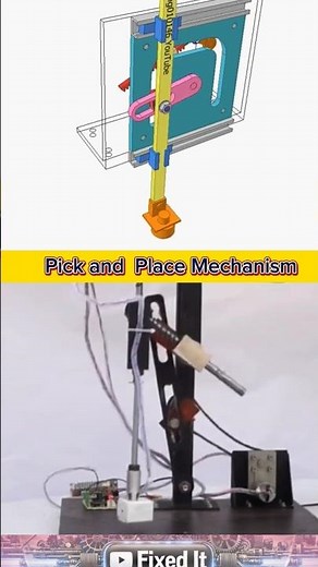 Pick and Place Mechanism | Automation System for Object Handling and Industrial Applications