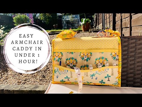 How To Sew An Armchair Caddy | Tutorial