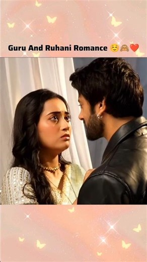 Guru and Ruhani Romance ☺️🙈❤️#ishqjunooni #gurhani #guru #ruhani #shorts