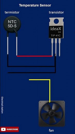 How to Control a Fan with a Simple Sensor #electrician