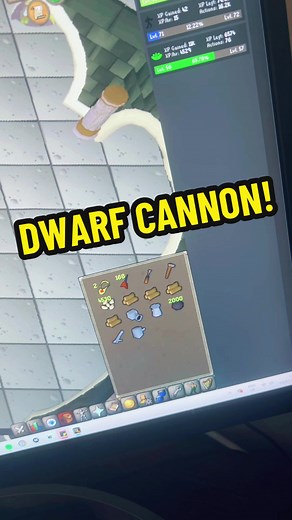 Dwarf Cannon Donation in Old School RuneScape