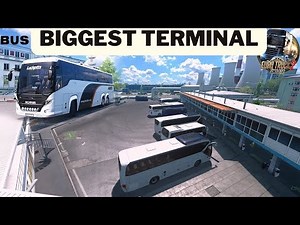 ETS2 1.46 | Bus mod Gameplay Bus Terminal 1.46 Mod , Passenger Mod Euro Truck Simulator 2 [1.45]