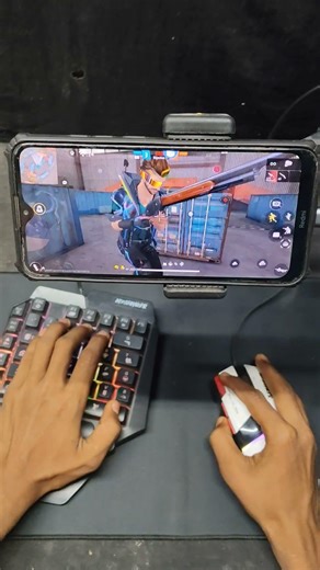 Free Fire Keyboard Mouse ⌨️🖱️📲 GamePlay #ggmousepro2 #shorts #keyboardmousefreefire