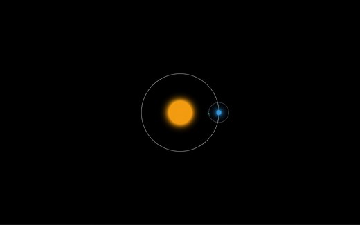 HTML5+CSS3小实例：纯CSS实现一个简单的太阳系