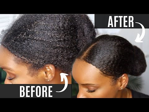 HOW TO GET RID OF GEL FLAKING WITHOUT WASHING YOUR HAIR | REFRESH YOUR SLEEK BUN