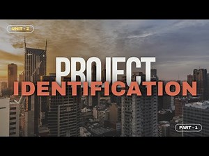 Project Identification || (UNIT - 2) ( PART -1 )|| #aktu #project #entrepreneurshipdevelopment