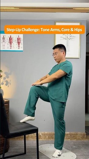 Transform Your Body at Home with These 4 Simple Step Up Moves for Waist, Back, and Hips