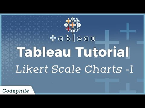 #44 - Likert Scale Charts -1 in Tableau | Tableau Tutorial for Beginners | Tableau Tutorials