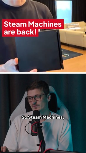 37K views · 277 reactions | The Steam Machine is back! #PCGamer #Valve #Steam #SteamOS #SteamMachine | PC Gamer | Facebook